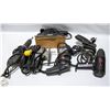 Image 1 : BOX OF ASSORTED CORDED POWER TOOLS (SOME MAY NEED