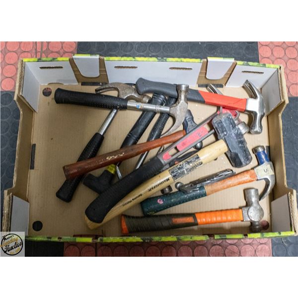 LOT OF HAMMERS