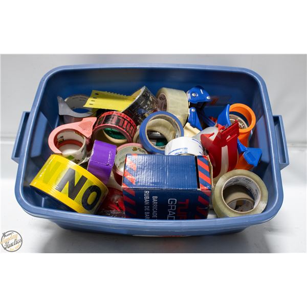 LOT OF PACKING SUPPLIES WITH TAPE GUN