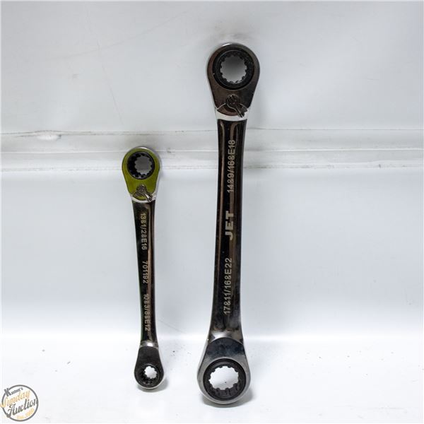 JET QUADBOX RATCHETING WRENCH SET, METRIC