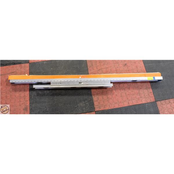 LOT OF VARIOUS LEVELS AND RULERS