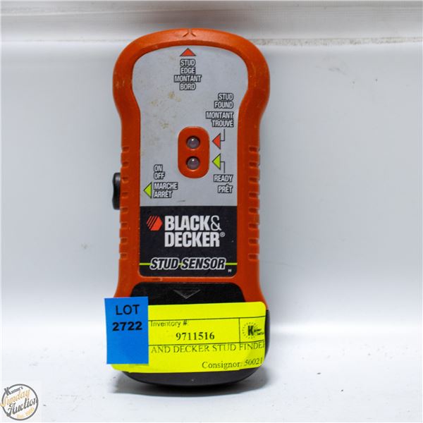 BLACK AND DECKER STUD FINDER