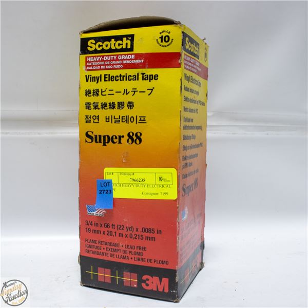 SCOTCH HEAVY DUTY ELECTRICAL TAPE