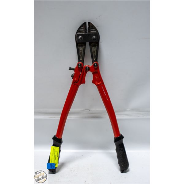 "POLICE SEIZURE" 18" CR-V RED BOLT CUTTERS