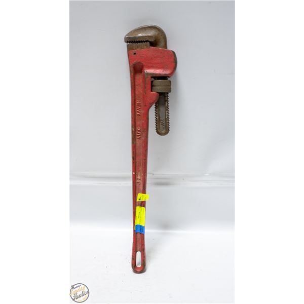"POLICE SEIZURE" 24" PIPE WRENCH