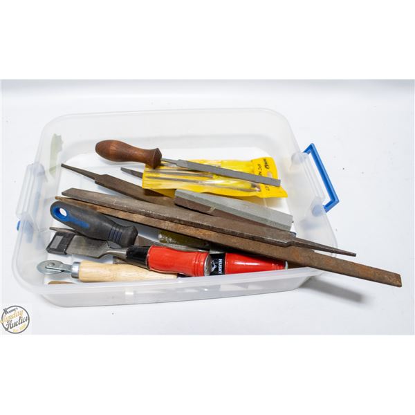 LOT OF FILING TOOLS