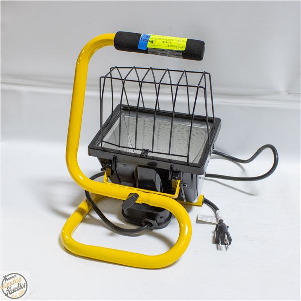 YELLOW HALOGEN WORK LIGHT