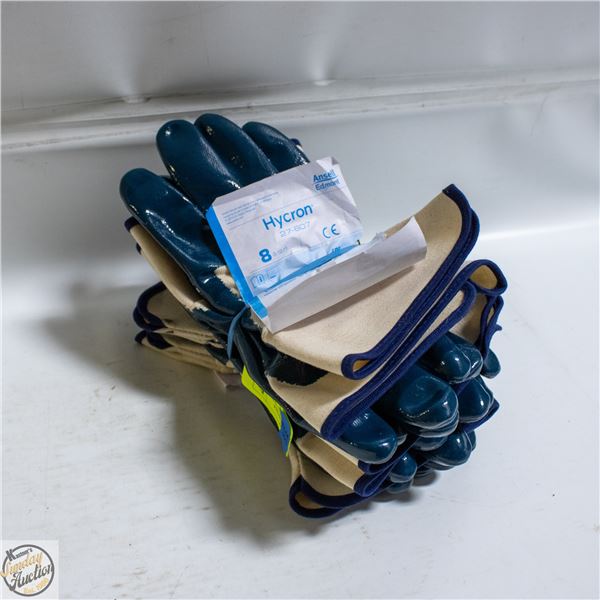 6 PAIRS OF ANSELL SIZE ACTIVARMR 27-607 NITRILE