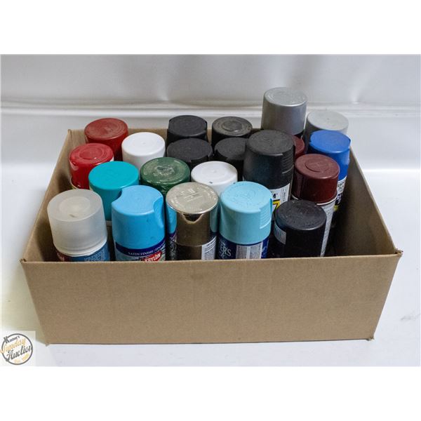 LOT OF SPRAY PAINT
