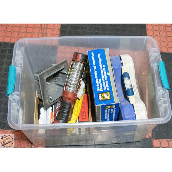 TOTE OF VARIOUS TOOLS AND