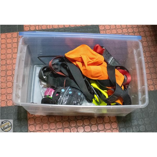 LOT OF FALL SAFETY GEAR