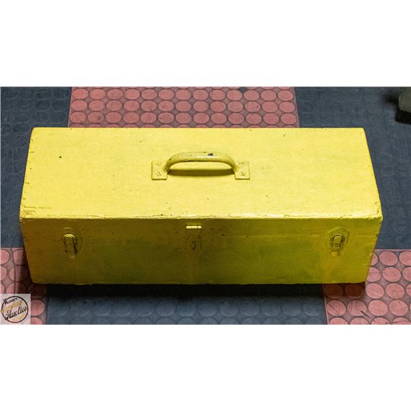 WOODEN TOOL BOX