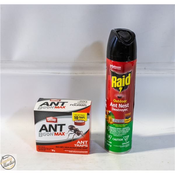 CAN/BOX OF ANT TRAPS/DESTROYER