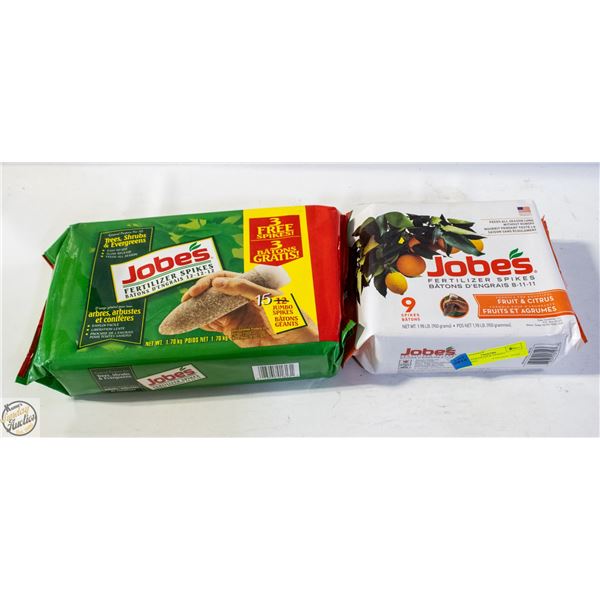 2PK OF FERTILIZER SPIKES 1.7KG/900G