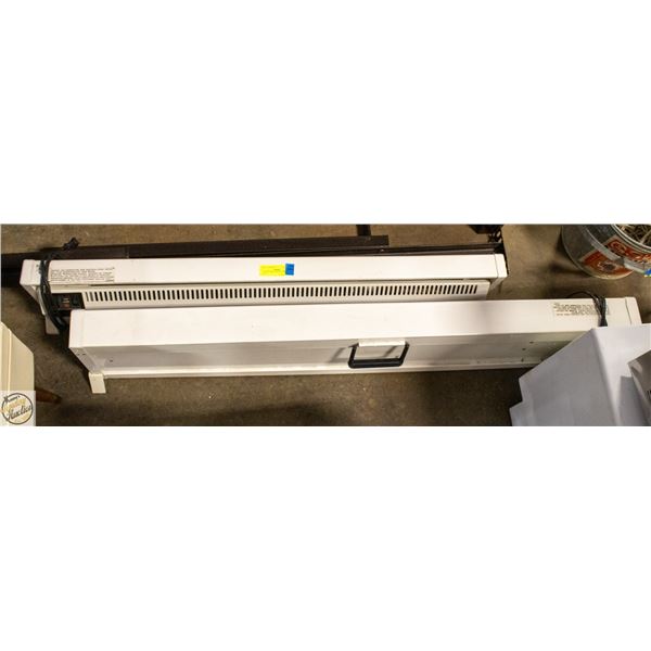LONG BASEBOARD HEATERS (LOT OF 2)