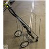 Image 1 : NEWSPAPER/GROCERY CART SOLD W/LUGGAGE CADDY