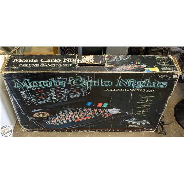 MONTE CARLO NIGHTS DELUXE GAMING SET