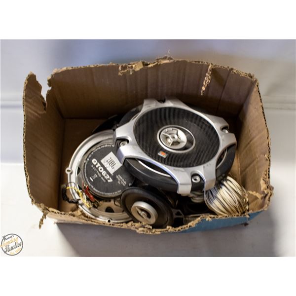 2 JBL 2 WAY SPEEKERS & 2 INFINITY TWEETERS WITH