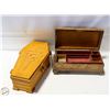 Image 1 : 2 VINTAGE JEWLERY BOXES