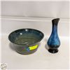 Image 1 : POTTERY BOWL AND VASE