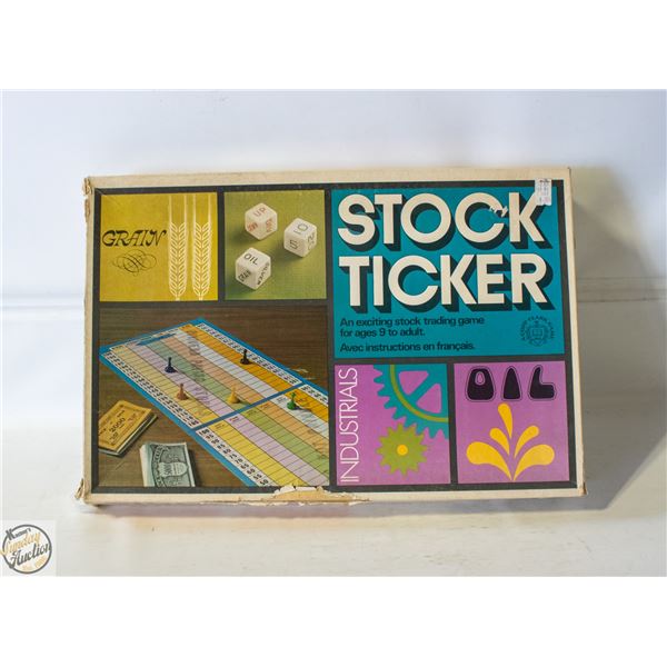 VINTAGE STOCK TICKER GAME