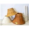 Image 1 : WALL PAPER AND LAMP SHADE