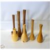 Image 1 : HANDCRAFTED TURNED WOOD VASES