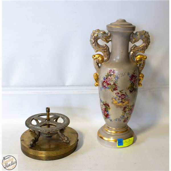 CHINESE CERAMIC LAMP PARTS