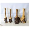 Image 1 : HANDCRAFTED TURNED WOOD VASES