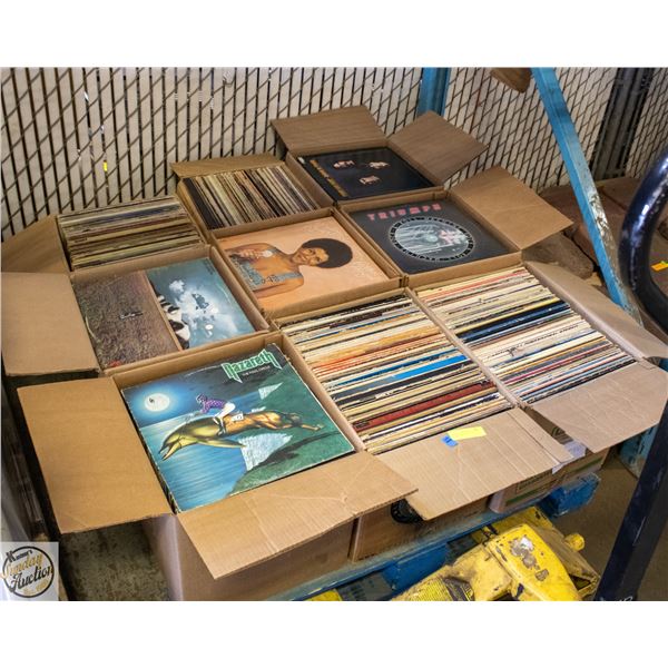 PALLET OF RECORDS: ROCK, POP, COUNTRY & MORE