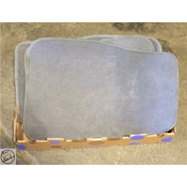 FLOOR MATS FOR MID SIZE CAR GREY