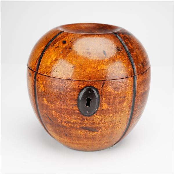 George III Fruitwood Tea Caddy