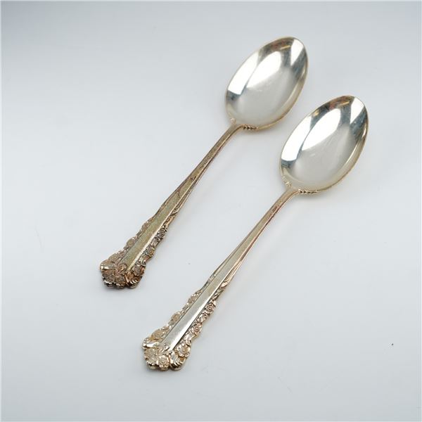 2pc Lunt Sterling Silver Teaspoons, Belle Meade