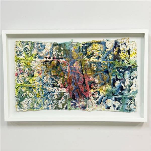 Sam Gilliam (American, 1933-2022), Monotype with Oil Painting, Cape #4, 1981