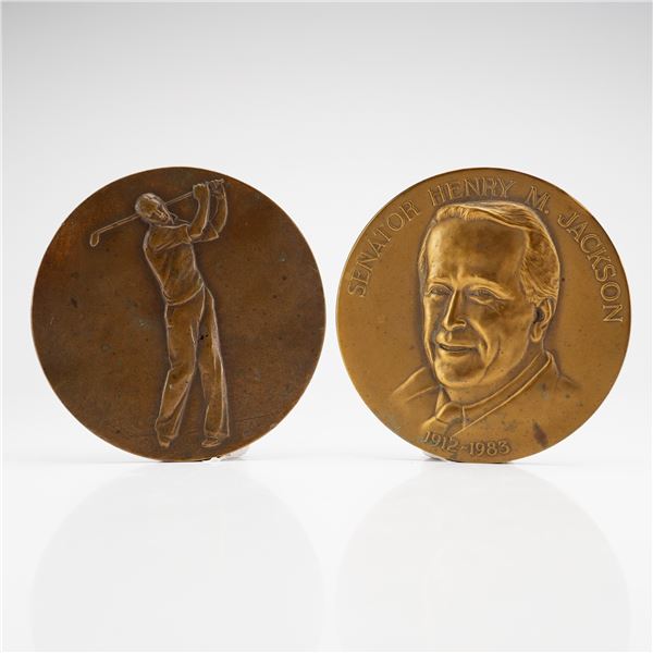 2pc Medallic Art Company, US 1984 Bronze Medals