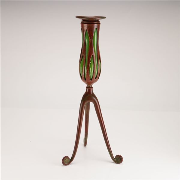 Tiffany Studios Root Candlestick