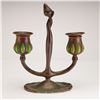 Image 2 : Tiffany Studios Root Two-Arm Candelabra