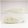 Image 4 : 2pc Ceramic Fish-Form Wall Pockets with Floral Motif