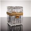 Image 1 : French Cut Crystal Casket Box with Key