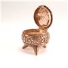 Image 3 : Three-Piece Mexican Sterling Silver Repousse Floral Tableware Set