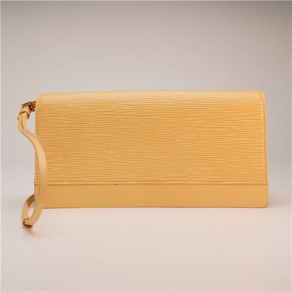 Louis Vuitton Honfleur Vanilla Epi Leather Clutch Shoulder Bag