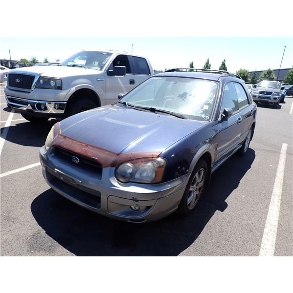 2005 Subaru Impreza RUNS WITH MECHANICAL PROBLEMS