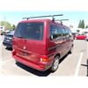 Image 3 : 2002 Volkswagen Eurovan RUNS WITH MECHANICAL PROBLEMS
