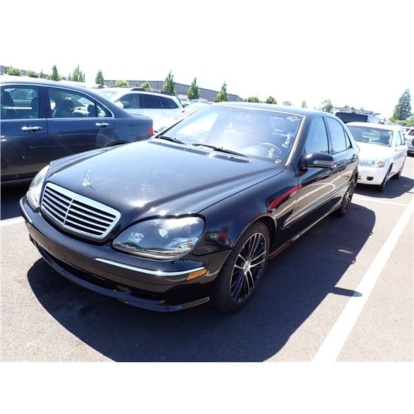2001 Mercedes-Benz S500