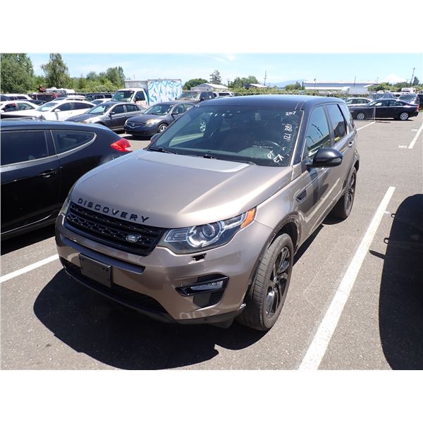 2016 Land Rover Discovery Sport