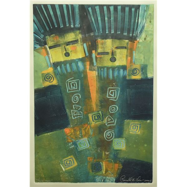 NAVAJO PAINTING (RONALD A CHEE)
