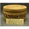 Image 1 : MAKAH LIDDED BASKET