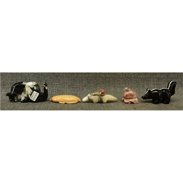 FIVE ZUNI FETISHES