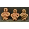 Image 1 : THREE TESUQUE POTTERY RAIN GODS (V LENO)