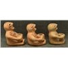 Image 4 : THREE TESUQUE POTTERY RAIN GODS (V LENO)